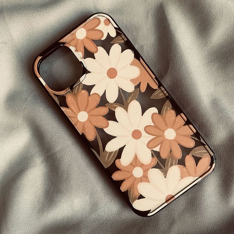 Colorful Flowers Phone Case For IPhone 17 Air 16 15 14 Plus 13 12 11 Pro Max Shockproof Clear Cover For IPhone 16 15 14 Plus