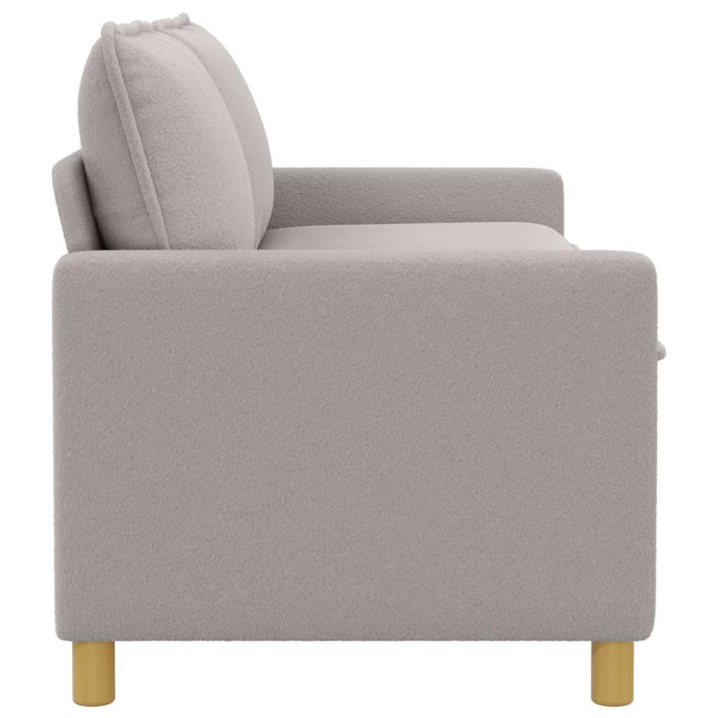 Sofa Light Grey 156 X 81 X 87.5 Cm Fabric