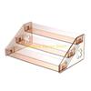 F26C Multi Level Storage Shelf Transparency Organizer with Step Designs Vertical Space Rack Cosmetics Stand