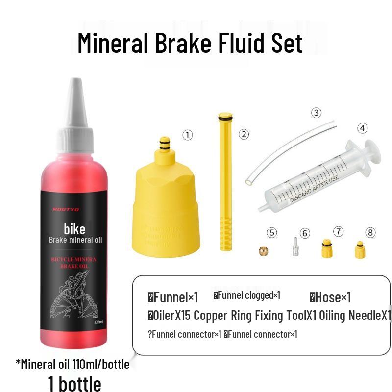 Mountain & Road Bike Mineral Oil - Hydraulic Disc Brake Maintenance Fluid