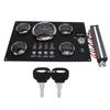 A25F-7 Color Backlight Digital Gauge Cluster Panel Display 24V RPM Fuel Level Oil Pressure Water Temp Voltage For RV Boat