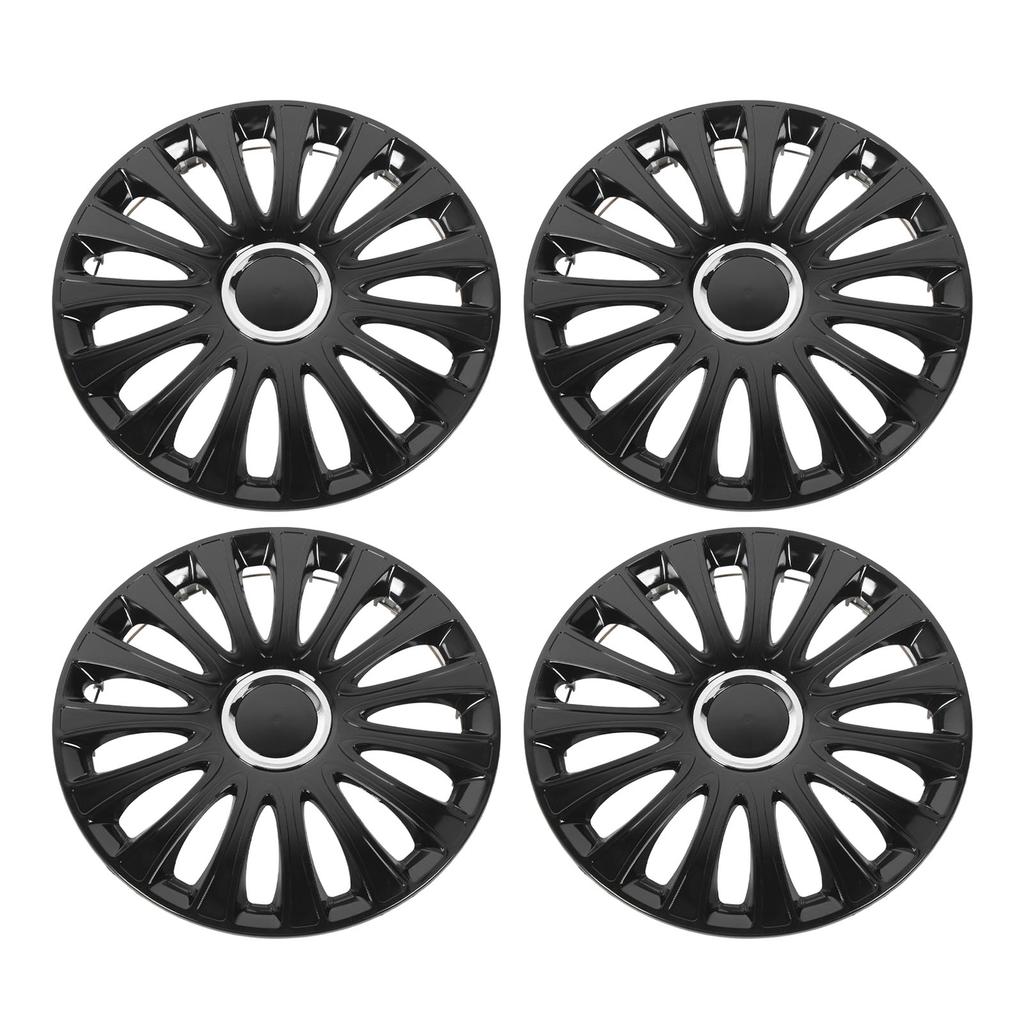 4 Stück 14 Zoll Radnabenkappe Vollschutz Stilvoller Look Universelle Passform Zum Aufschnappen R14 Radfelgenabdeckung