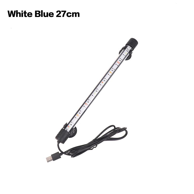 17/27/37/47cm USB Plug Aquarium Light LED Waterproof Fish Tank Light Underwater Lighting Submersible Lamp Plant Grow Lamp 110V