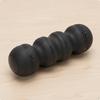 EPE Foam Roller Dense Wave Massage Firm for Yogis, Athletes, Stretching Black Extrahard 75