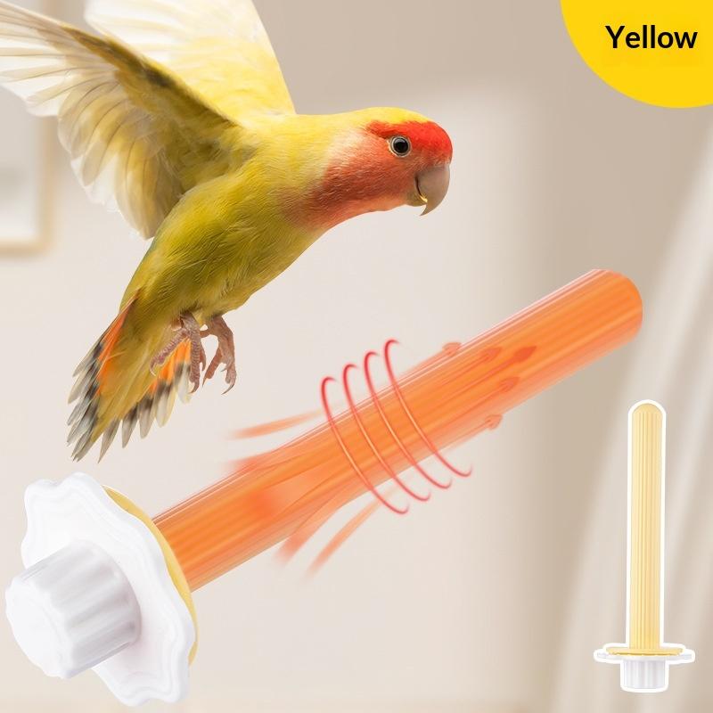 Parrot Station Pole Toys Grinding Stand Claws Winter Warm Birds Standing Stick Pet Birds Supplies Birds Cage Accessories