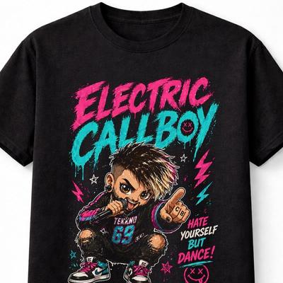 Electric Callboy Tekno Metalcore Band Graphic Dance Music Unisex TShirt
