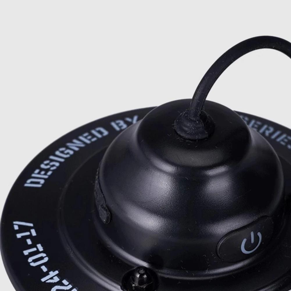 LED Camping Lantern Vintage Tent Lamp 4 Light Modes Hanging Tent Light Multifunction IPX4 Waterproof for Outdoor BBQ Traveling