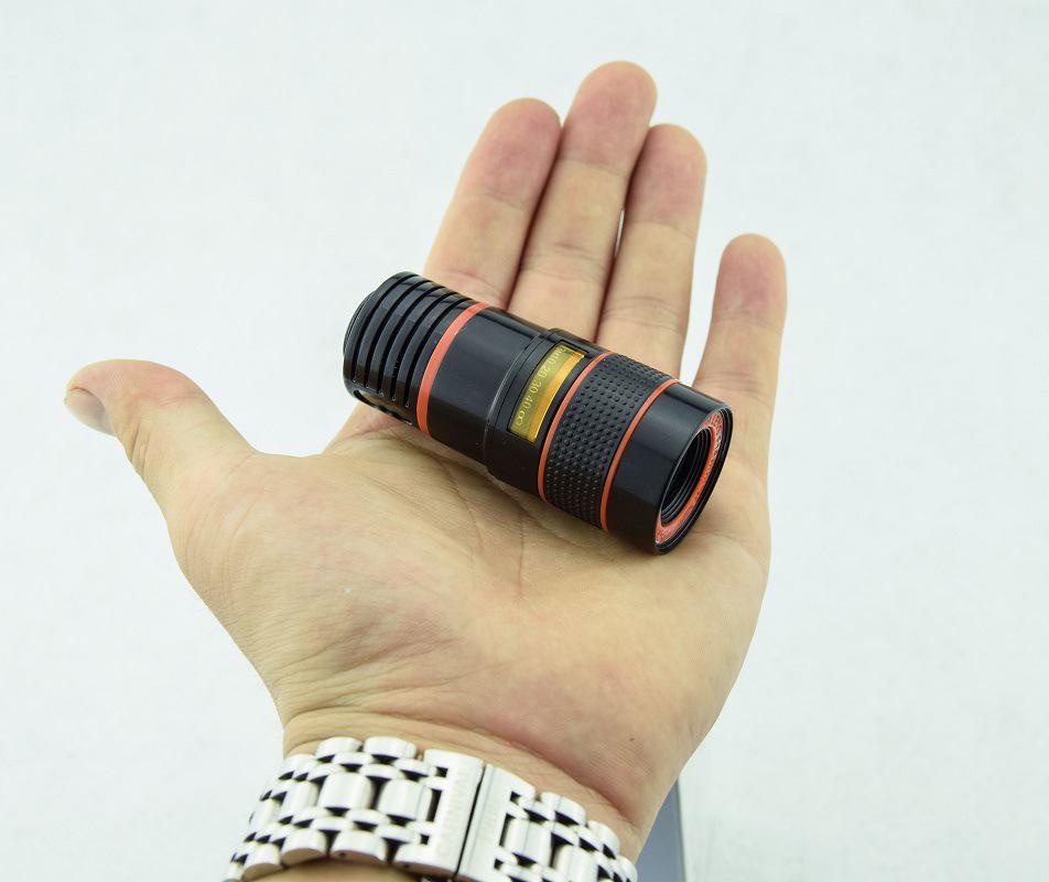8x HD Portable Mobile Phone Telescope Lens - No Vignetting, High Magnification