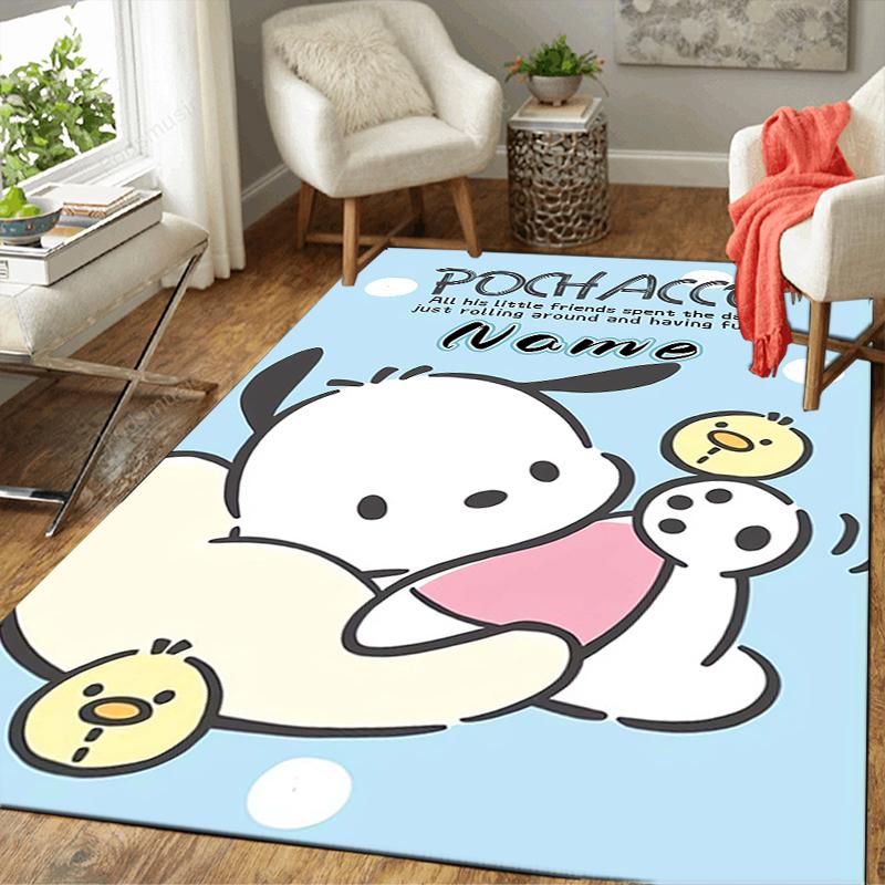 Custom 1Pc Pochacco'S Day Fun Rug Office Carpet Indoor Outdoor Entrance Doormat Nonslip Soft And Comfortable Living Room D2915310