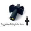 12Pcs Trampoline Enclosure Poles Gaps Spacers Crosses Shaped Safety Spacers for Trampoline Enclosure Post Connection