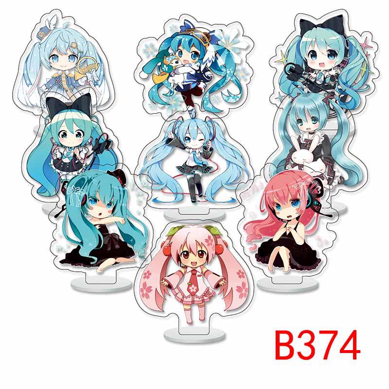 2D Mini Stand: Hatsune Miku & Family Series Desk Display (Kagamine Len, Meiko, Luka Megurine) 6CM Mini Stand