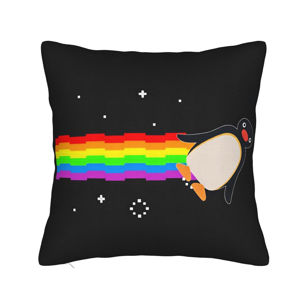 Pingu Noot Noot Meme Pillow Case  Comfy Pillow Cover For Sofa Car Home Decor Vintage Pillowcases