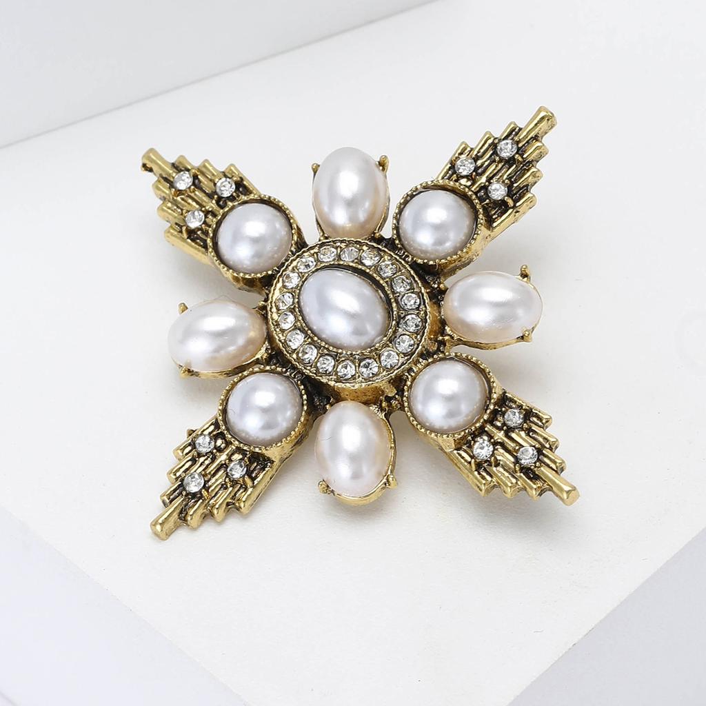 Broșă Baroc Mărgea Mică Aliaj Vintage Modă Versatilă Haine Dame Corsaj Ornament Ac