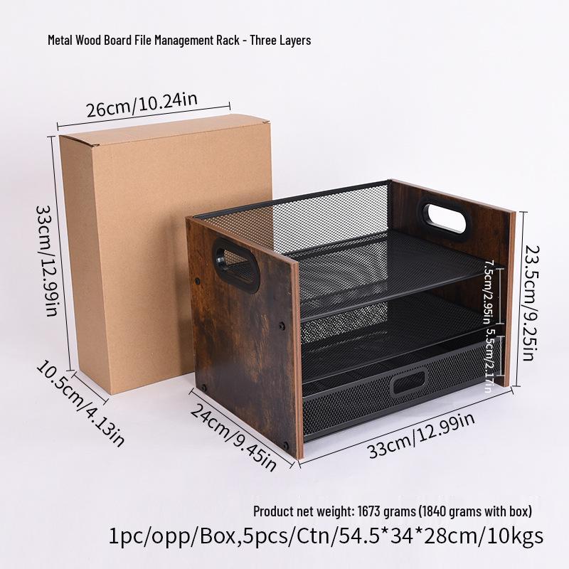 Многослойный А4 органайзер для документов с ящиками - Вертикальная металлическая стойка для хранения 3930₽