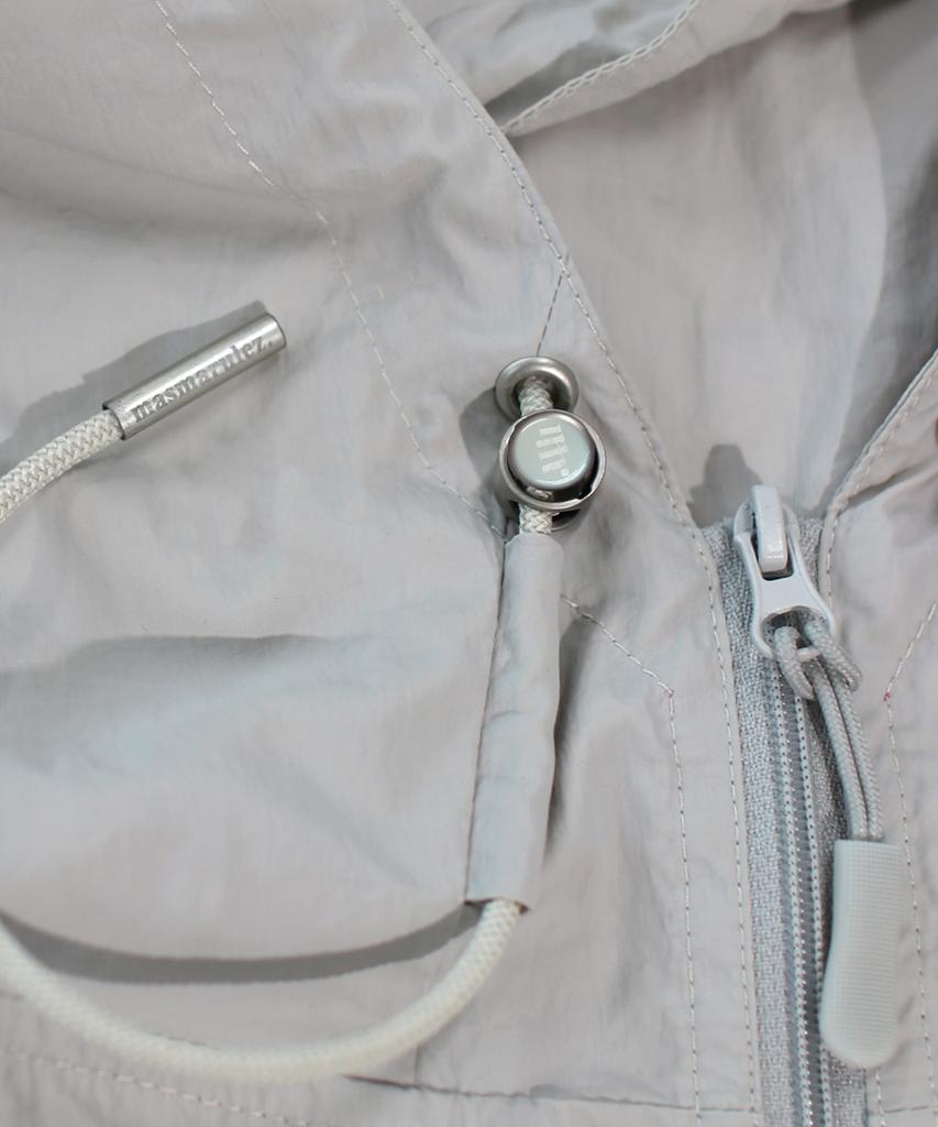 Masmarulez Apparel Essential Two Way Light Windbreaker_Light Gray