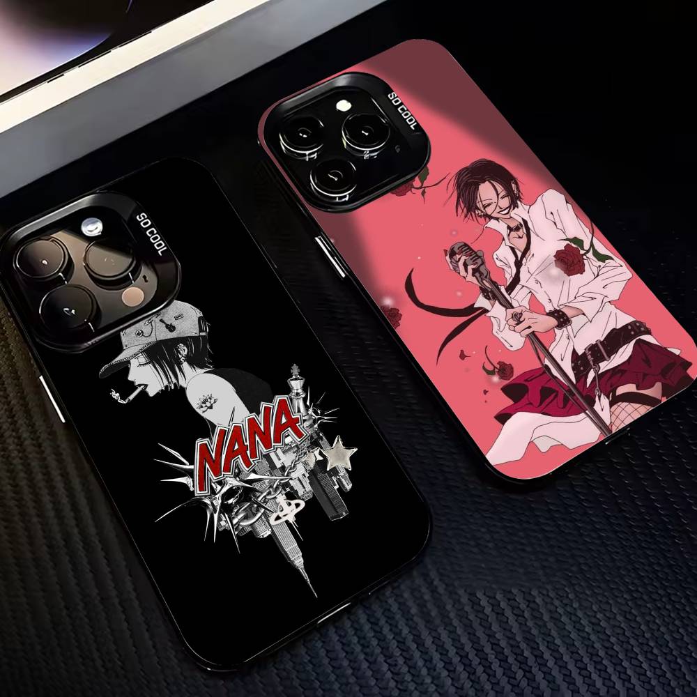 Cool Girl O-Osaki NO N-Nana-es Phone Case For iPhone 17,16,15,14,13,12,11 Plus,Pro Max,XS,Colorful Silver Phone Case Funda Cover