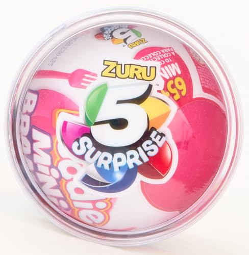 5 Surprise 77319 Foodie Minis (2-Pack) ZURU Mystery Capsule Real Miniature Brands, Collectibles, Fast Food Toys, Shopping Accessories