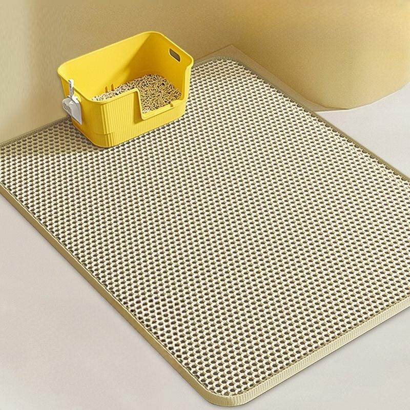 

Очень большая подстилка для кошачьего туалета, прочная, водонепроницаемая, двухслойная, нескользящая, моющаяся, защита пола для питомцев, собирающие наполнитель коврики, различные размеры 30x45cm