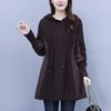 Damen Herbst/Winter Splicing Strickpullover Design Locker Kapuzen Winterparka Mantel Damen