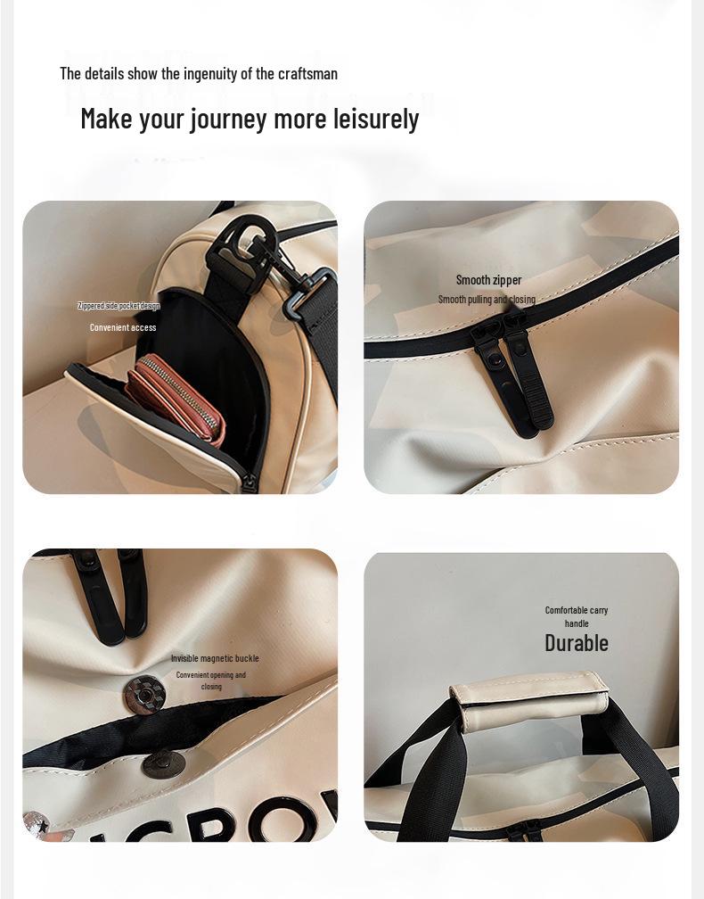 Unisex Sports Fitness Travel Bag 2025 - Large Capacity, Dry/Wet Separation, Short Trip