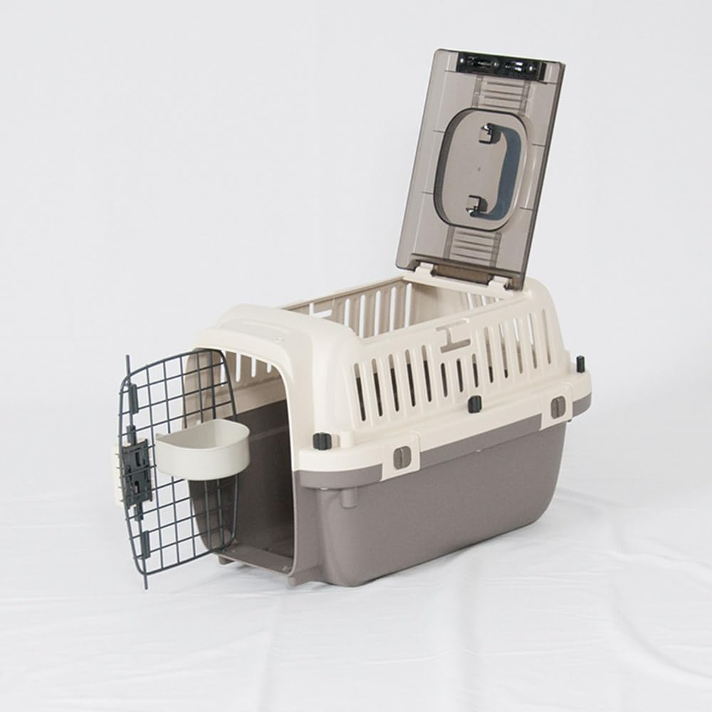 Kleine Tragetasche Petit Ruban mit Doppeltür PM50 für Kleine, Mittlere und Kleine bis M Tiefe 51 x Breite x Höhe Katzen, Hunde, Hunde, Tiere. Mit dem Sicherheitsgurt gesichert.