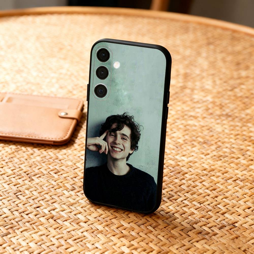 A-Amerikanischer Schauspieler Timothee Chalamet Handyhülle Für Samsung A73,72,71,A52,51,40,41,A22,A32,31,A13, Weiche Schwarze Hülle