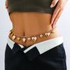 Big Small Heart Pendant Waist Chain Body Chains Waist Belt Chain Summer Beach Waist Body Chain Jewelry for Women Girl