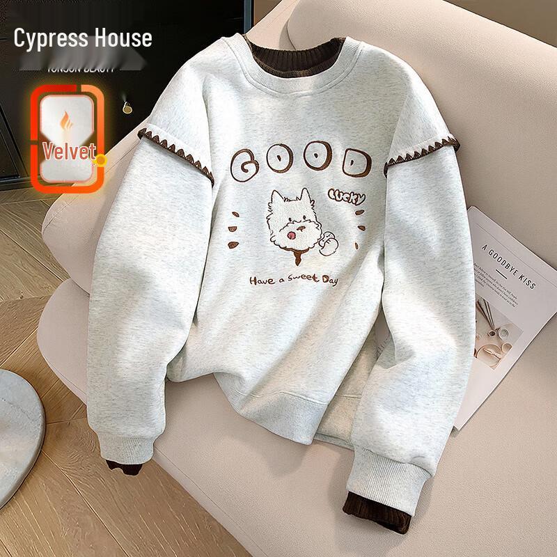 

Женский флисовый свитшот с цветными блоками S