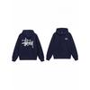 American Style Basic Hooded Sweatshirt Black 8 Print Loose Fit Men Women Casual Outerwear