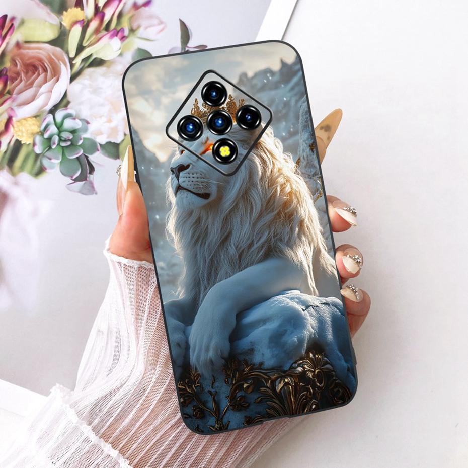 Fashion Cool Case For Infinix Zero8 Zero8i Soft Black Silicone TPU Back Cover For Infinix Zero 8 8i X687B X687 Phone Cases