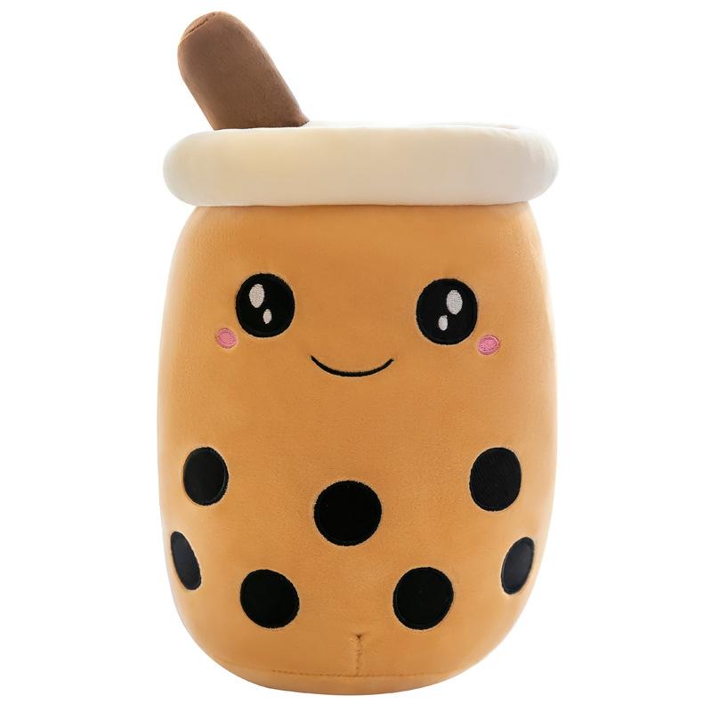 Simulated Fruit Milk Tea Cup Plush Toys Pearl Milk Tea Doll Pillow Funny Doll Ornament Premium Durable Quality