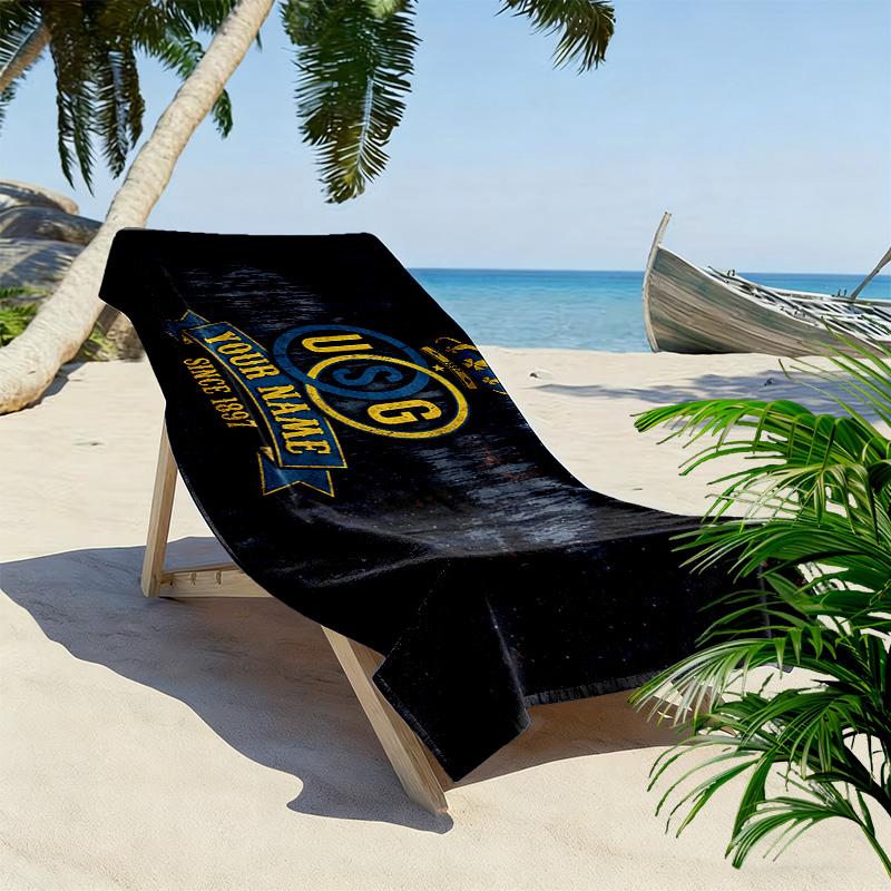Union Saint-Gilloise Print Beach Towel, Large Soft Quick Dry Towel for Beach Camping Swimming