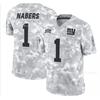 Jersey de Fútbol Americano NFL New York Giants para Hombre Ropa del Equipo Tallas S-XXXL Con Nombre de Jugador Jones 8 1