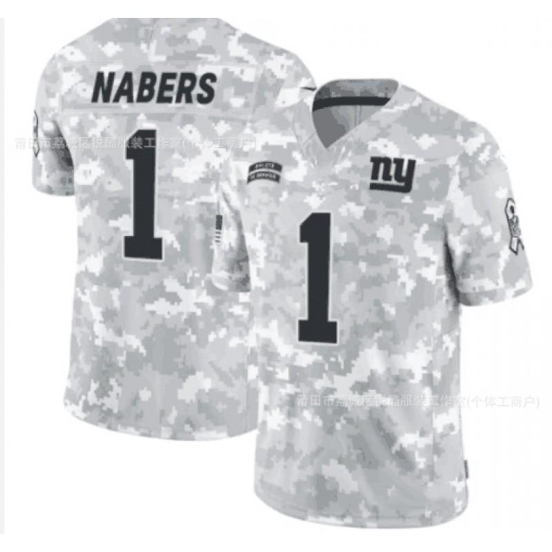 Jersey de Fútbol Americano NFL New York Giants para Hombre Ropa del Equipo Tallas S-XXXL Con Nombre de Jugador Jones 8 1