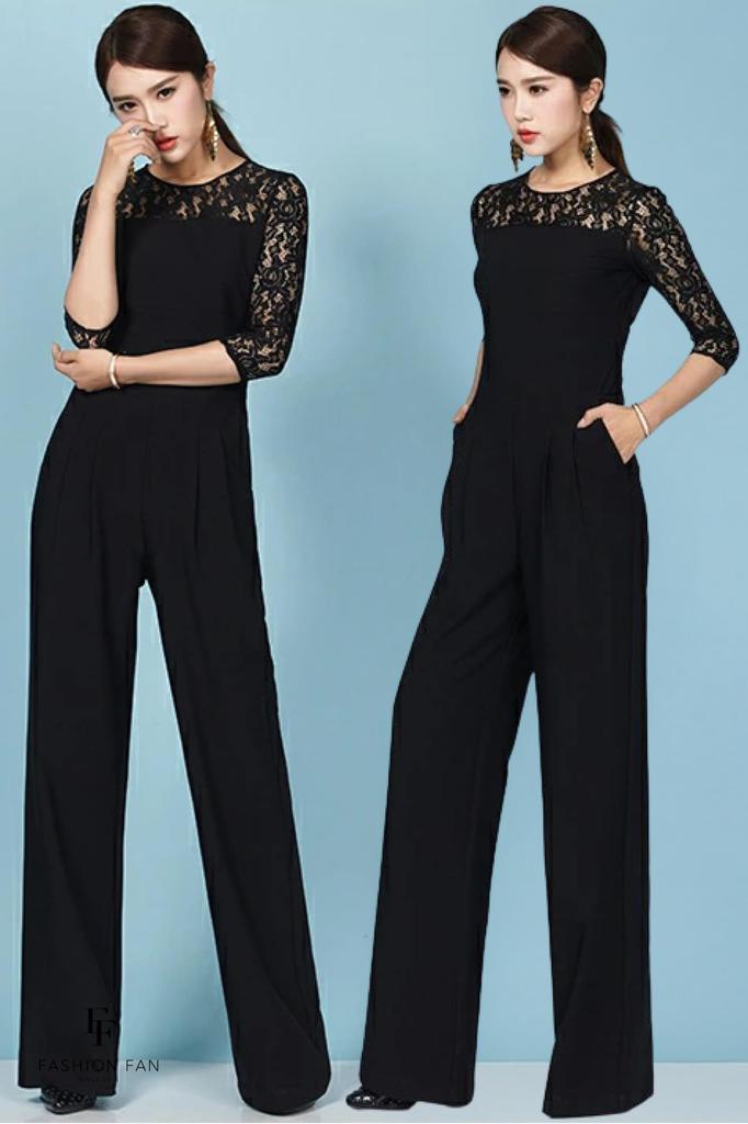 Party Dress with Official Elegant Pant Dress for and Special Look Jumpsuit with a Cute and Stylish Occasion [FASHION FAN] Pants, FASHIONFAN® Brand.