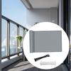 Balcony Screen Privacy Fence Wind  HDPE  Weather for Deck Patio Backyard Outdoor Pool Porch Railing 118x35inch Grey