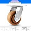 3 to 5 Inch High-Temperature Resistant Swivel Casters with Glass Fiber Bakelite for Oven Carts (Up to 300°)