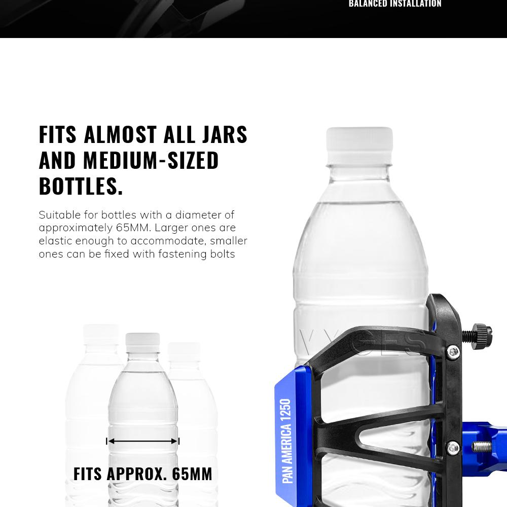 For Pan America 1250 America 1250 Special Motorcycle Beverage Water Bottle Cage Drinks Holder Water Cup Holder