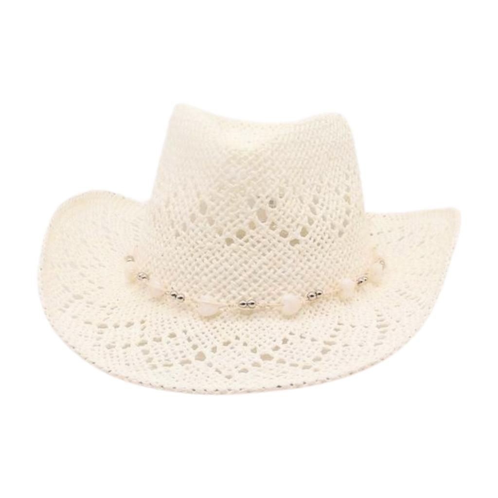 Cowboy Hat Spring And Summer Sunshade Straw Hat Empty High-End Travel Vacation Breathable Sun Hat