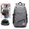 Mens Travel Backpack Hiking School Bag Rucksack With Usb Port Fit Laptop 156"