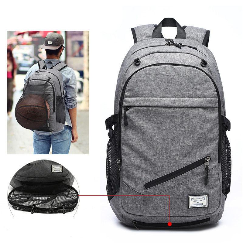 Mens Travel Backpack Hiking School Bag Rucksack With Usb Port Fit Laptop 156"