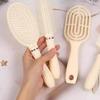 Curved Air Cushion Comb Set for Men & Women - 4 Pieces for Home Styling & Massage