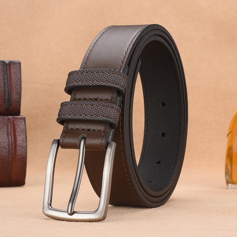 

Ремень мужской из искусственной кожи для мальчиков, ремень в стиле ретро, деловой, повседневный, с пряжкой, мужской ремень 125cm темно-коричневого