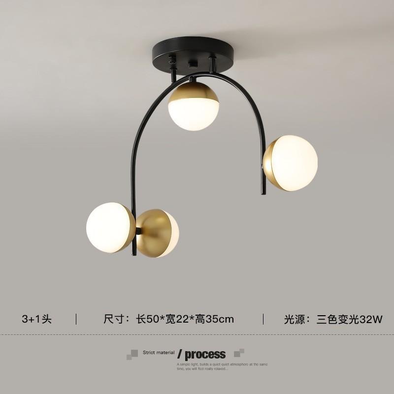 Modern LED Chandeliers For Living Room Kitchen Bedroom New Black Gold Frame Ceiling Hanging Lamp Dropshipping Indoor Lighting
