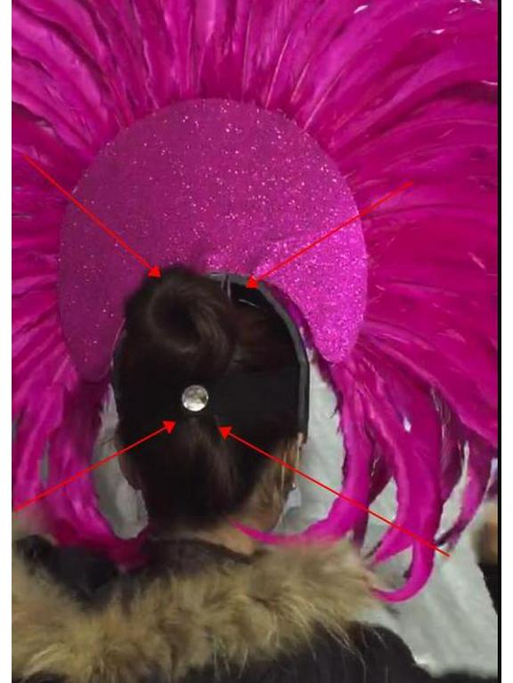 Samba Feather Headdress: Carnival, Masquerade, or Halloween Costume Hat with Wings