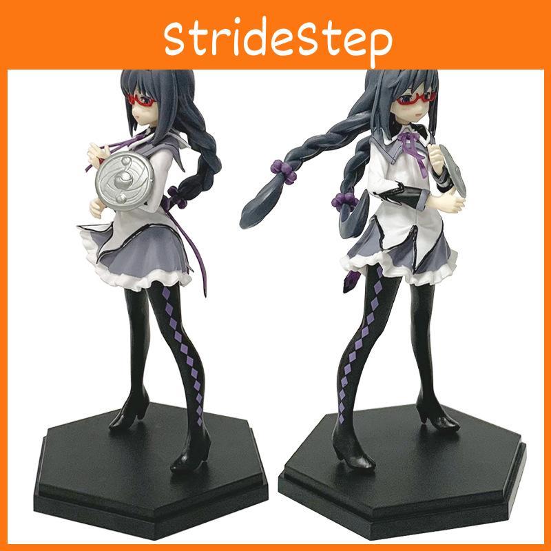 Puella Magi Madoka Magica Akemi Homura With Glasses Pvc Figure Desktop Decor Collectors Item For Fans