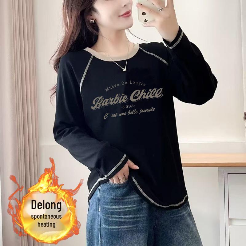 

Женская двусторонняя рубашка с длинным рукавом из немецкого бархата 2024: Шикарный, Универсальный, в Стиле Ин для Осени/Зимы M (100-115 jin)