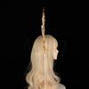 Exaggerated Oversized Sun Goddess Angel KC Halo Crown Queen Headpiece Gold  Baroque Pearl Tiara  Lolita Headband for Photo Prop