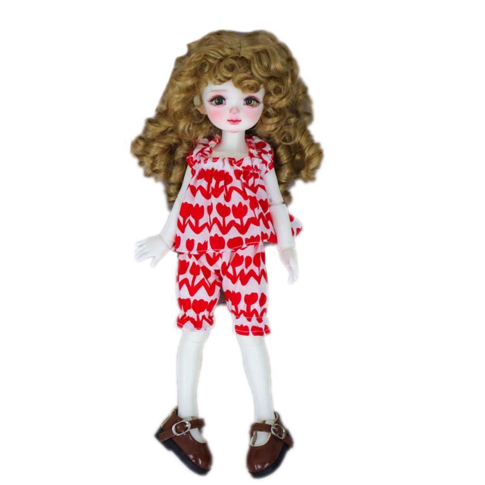 Retro 30cm Doll Clothes Cute Dress Pajamas Trendy Girl Toy Gift (Only Sell clothes)
