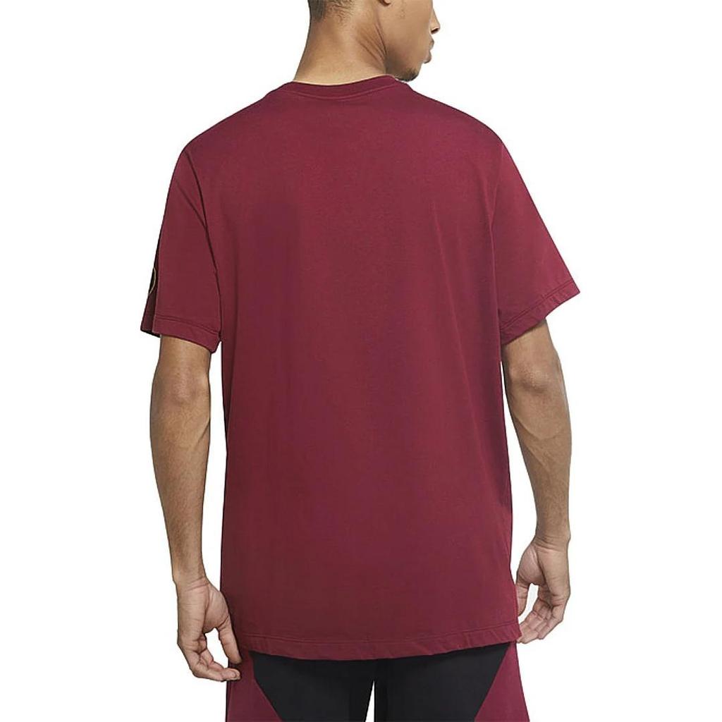 Air Jordan Wordmark Paris Saint-Germain Sports Round Neck Alphabet Short Sleeve Red Men's CK9786-610